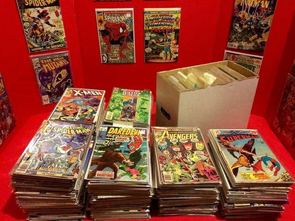 Generic P and P Comics: Huge 100 Comic Book Lot-Marvel and DC Only -All Vf to Nm+ No Duplicates Great Gift! Instant Collection