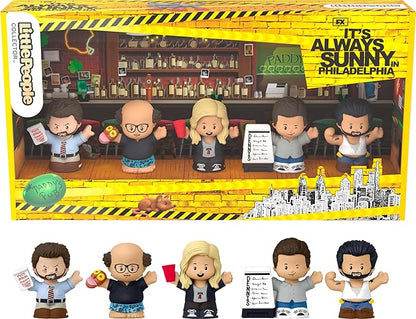 Little People Collector It’s Always Sunny in Philadelphia Special Edition Figure Set for Adults & Fans in Display Box (Amazon Exclusive)