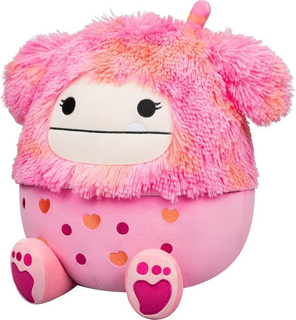 Squishmallows Original 12in Caparinne The Pink Bigfoot Boba Drink – Official Jazwares Valentine’s Day Plush (Medium-Sized)