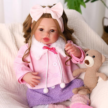BABESIDE Lifelike Reborn Baby Dolls - 20 Inch Realistic-Newborn Baby Dolls Girl Handmade Real Life Toddler Doll with Clothes for Kids Age 3+