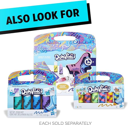 Play-Doh DohVinci On the Go Art Studio Art Case for Kids and Tweens with 5 Non-Toxic Colors