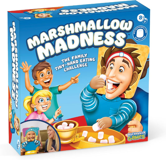 PlayMonster Marshmallow Madness Board Game – Hilarious Family Board Games for Kids & Adults, Fun Fast-Paced Party Game for Family Night, Interactive Kids Board Games, Ages 8+