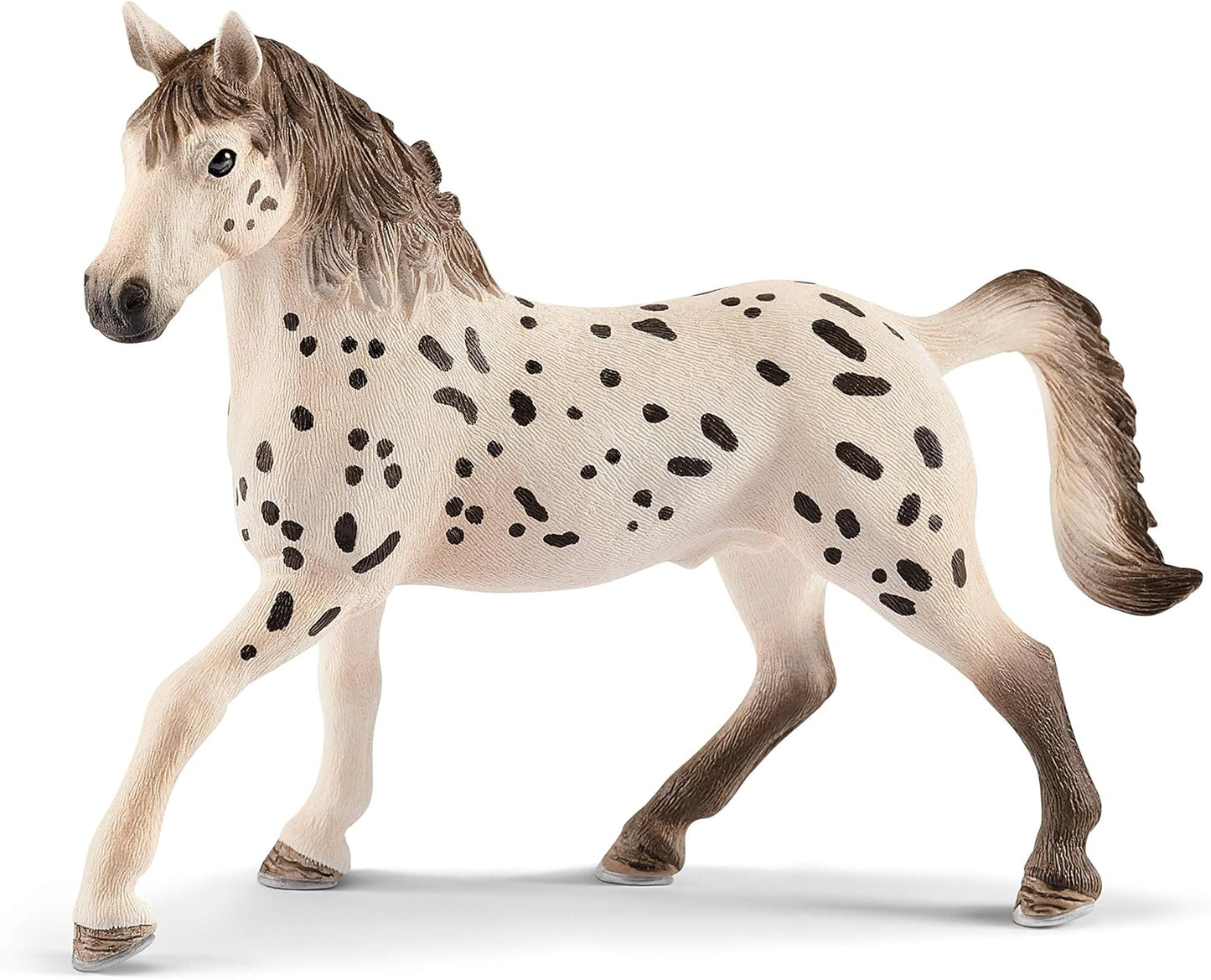 Schleich Horse Club, Collectible Horse Toys for Girls and Boys Knapstrupper Stallion Spotted Horse Toy, Ages 5+