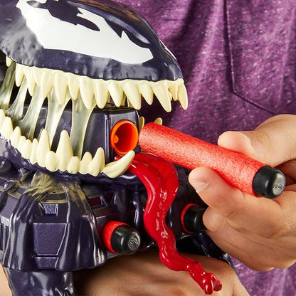 Marvel Spider-Man VenomVersus Marvel’s Venom Strike Blaster, NERF Spider-Man Toy, Super Hero Toys for Kids Ages 5+