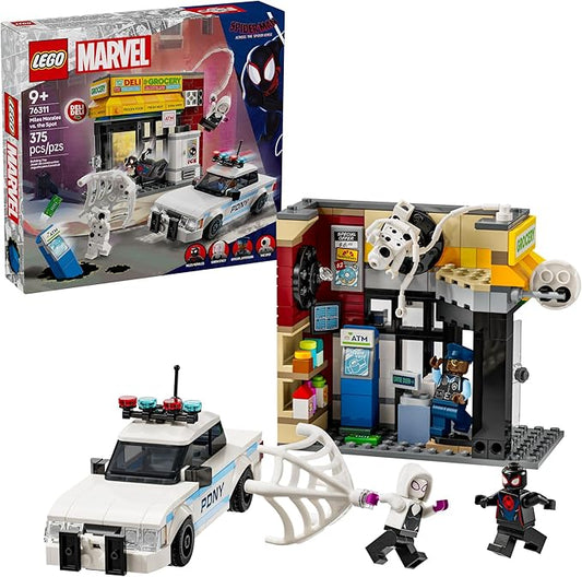 LEGO Marvel Spider-Verse Miles Morales vs. The Spot Building Toy Set - Marvel Superhero Toy for Kids, Boys and Girls, Ages 9+ - with 4 Minifigures - Gift Idea for Birthday - 76311
