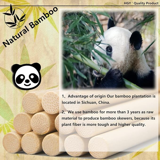 1 x 12 Inch 10 PCS Square Dowel Rods Wood Sticks Wooden Dowel Rods - Unfinished Bamboo Sticks - for Crafts,Home Decor, Model Making and DIYers