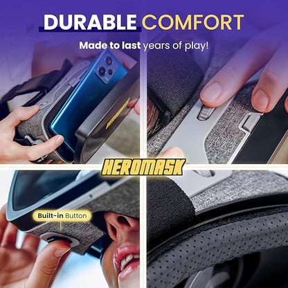 VR Headset + Math Games [Multiplication Subtraction etc] Virtual Games: Gift for Boys & Girls. Cool Educational Toys for Kids 5 6 7 8… Years Old. Virtual Reality Learning Resources Grade 1 2 3 4…8