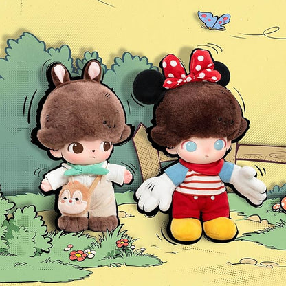 POP MART DIMOO WORLD × DISNEY Series-Vinyl Plush Keychain Blind Box, Random Design Action Figures