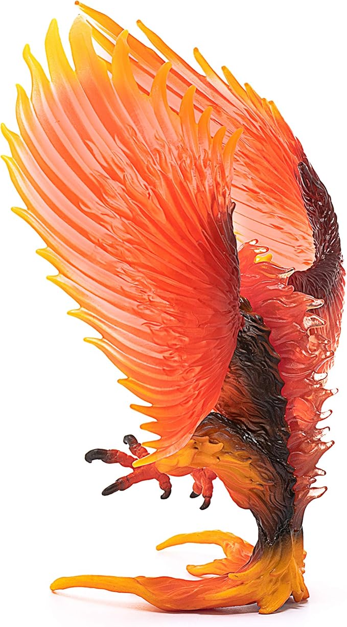 Schleich Eldrador Creatures - 7" Fire Eagle Toy - Movable Wing Lava Griffin Action Figure for Boys and Girls - Mythical Creature Figures - Fantasy Beast Figurine - Monster Toys - Kids Ages 7+ - 42511
