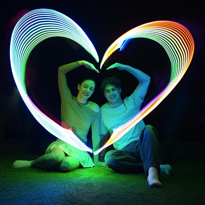 TOSY Flying Ring - 36 RGB Multicolor or 12 Monocolor LEDs, Super Bright, Lost Mode, Auto Light Up, Valentine Easter Gift for Kid/Teen/Boy/Girl, Safe, Waterproof, Pool/Beach/Camping Toy