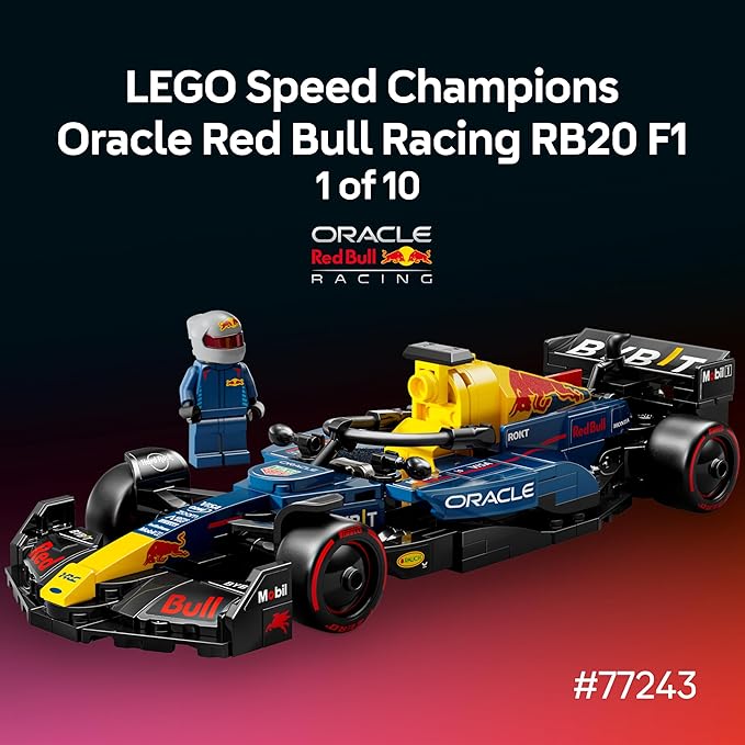 LEGO Speed Champions Ultimate Formula 1 Collector's Pack - Contains 10 Sets in 1 - Includes Exclusive Poster - Collectible F1 Model Car Kit - Gift for Race Car Fans - 66802