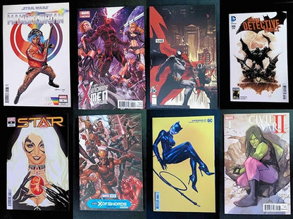 Generic P and P Comics: Huge 100 Comic Book Lot-Marvel and DC Only -All Vf to Nm+ No Duplicates Great Gift! Instant Collection