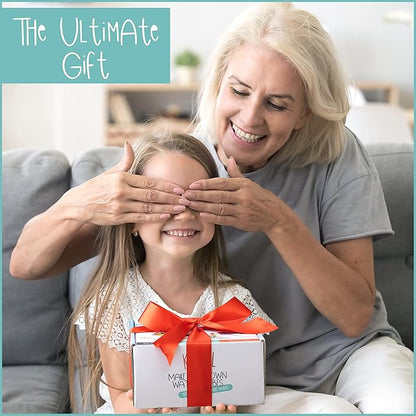 Snow Globe Making Kit for Kids - Make Your Own Snow Globes for Girls w/ 4 DIY Snowglobe, 5 Figures, 20 Packs of Modeling Clay for Kids for Sculpting - Arts and Crafts for Girls & Boys 8-12-4-8