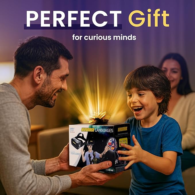 VR Headset + Math Games [Multiplication Subtraction etc] Virtual Games: Gift for Boys & Girls. Cool Educational Toys for Kids 5 6 7 8… Years Old. Virtual Reality Learning Resources Grade 1 2 3 4…8
