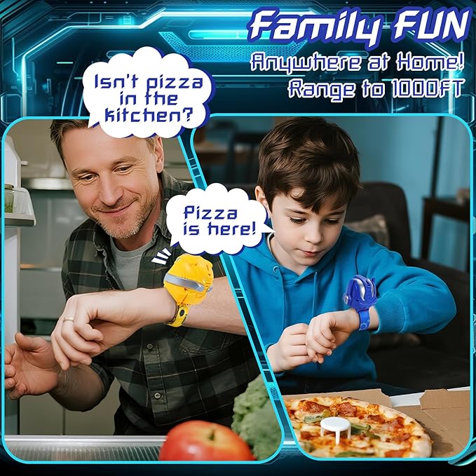 Vvinca Transform Toys Walkie Talkies for Kids 2 Pack - Toys for Boys Girls Age 3-5 5-7 8-12 Christmas Birthday Gifts for Kids Adjustable Strap Voice-Changing Clear Sound Camping Outdoor