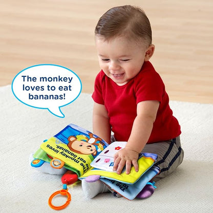 VTech Baby Peek and Play Baby Book, Purple