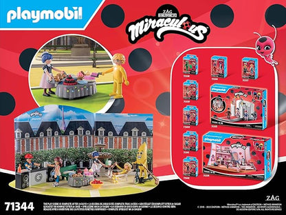 PLAYMOBIL Miraculous 71344 Advent Calendar: Miraculous Picnic in Paris, 24 Surprises, Including Five Figures, Advent Calendar 2024, Toys for Boys and Girls Ages 4