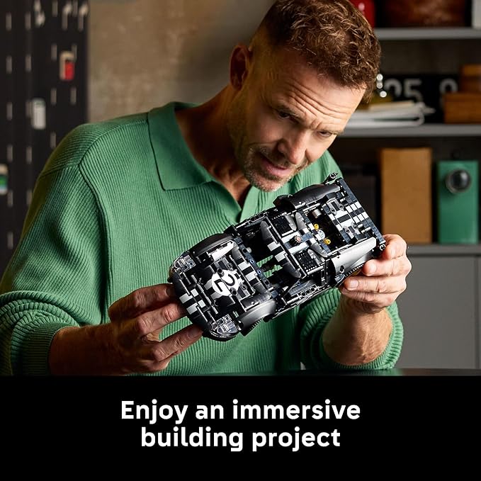 LEGO Technic 1966 Ford GT40 MKII Race Car Building Set for Adults - Collectible Toy W/Realistic Functions & Features for Adult Sports Car Fans, Ages 18+ - Gift Idea for Birthdays - 42223