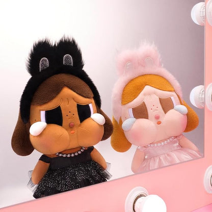 POP MART Crybaby Shiny Shiny Series-Plush Doll (Black), 13 inches Height, Toys for Modern Home Decor, Collectible Toy Set for Desk Accessories, 1PC