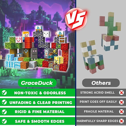 100 PCS Magnetic Blocks - Magnetic Building Blocks, Stacking Magnets for Kids, Sensory Toy for STEM Montessori Sensory Toys for Kids 3+ Boys and Girls Christmas Birthday Gifts