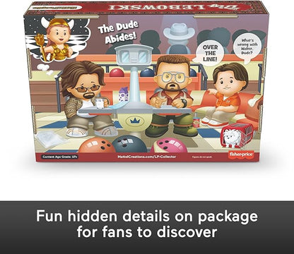 Little People Collector The Big Lebowski Movie Special Edition Set for Adults & Fans, 4 Figures in a Display Package