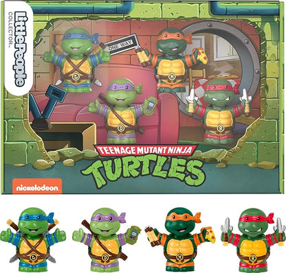 Little People Collector Teenage Mutant Ninja Turtles Special Edition Set, 4 Figures