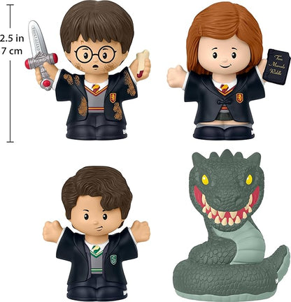 Little People Collector Harry Potter and The Chamber of Secrets Movie Special Edition Set for Adults & Fans, 4 Figures in Display Package