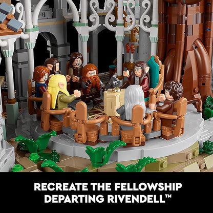 LEGO Icons The Lord of The Rings: Rivendell Building Set for Adults, Ages 18+ - LOTR Bedroom or Home Decor - Gift for Men & Women - 10316