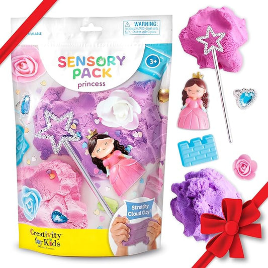 Creativity for Kids Sensory Pack: Princess - Calm Down Corner| Car Activities for Kids| Holiday Stocking Stuffers| Sensory Toys for Toddlers (Ages 3+)