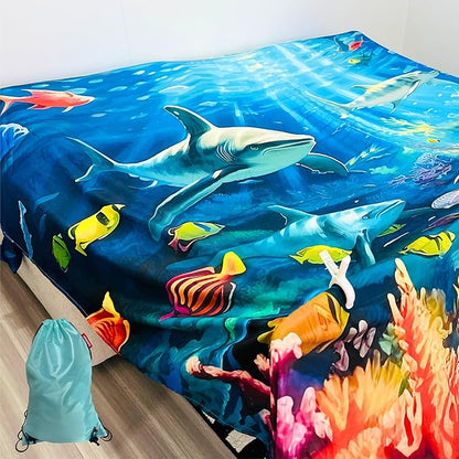 Magic Fort Building Kit for Kids - Large Lightweight Blanket Fort Making Kit Clips with CPC Certification - Portable Playhouse Play Tent Fort - Indoor/Outdoor Girls/Boys Toys Ages 4-5 6 7 8-12