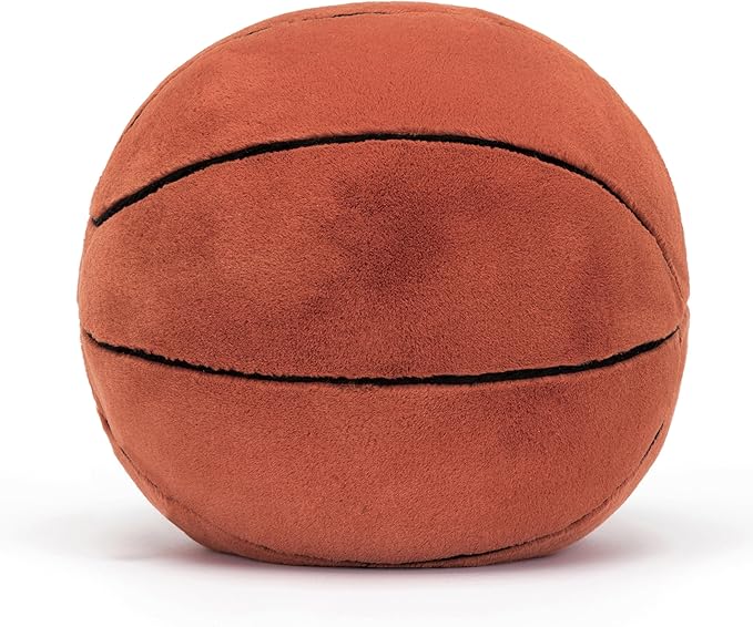 Jellycat Amuseables Basketball Stuffed Toy, 12.5 inches - Basketball Plush Gift for Sports Fans