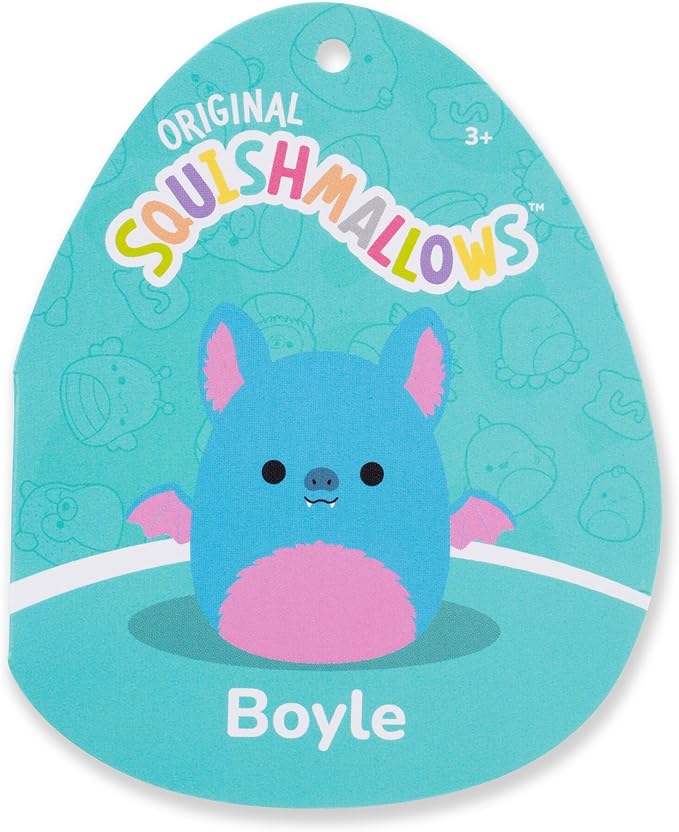 Squishmallows Original 16-Inch Boyle Blue Fruit Bat - Official Jazwares Plush (Large)