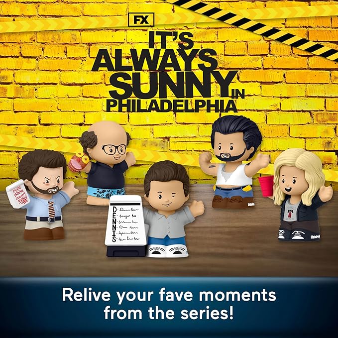 Little People Collector It’s Always Sunny in Philadelphia Special Edition Figure Set for Adults & Fans in Display Box (Amazon Exclusive)