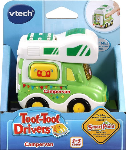 VTech Toot-Toot Drivers Campervan | Interactive Toddlers Toy for Pretend Play with Lights and Sounds | Suitable for Boys & Girls 12 Months, 2, 3, 4 + Years, English Version, 5.6 x 9 x 8.1 cm