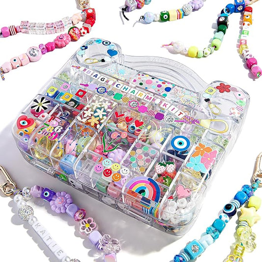 BaubleBar Ultimate DIY Bag Charm Kit | Oprah’s Favorite Things | Great for a Gift or Party | Keychain Jewelry Making Kit with Beads