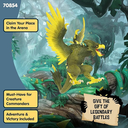 Schleich Eldrador Creatures - 6" Jungle Raptor Figurine Toy with Moveable Wings - Parrot Fantasy Toys - Bird Beast Figure for Boys and Girls - Imaginative Play Monster Toys for Kids Ages 7+ | 70854