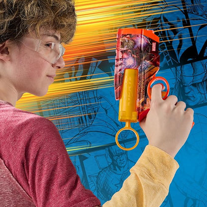 Nerf Marvel Iron Man Dart Blaster | 4 Nerf N1 Foam Darts | Iron Man-Inspired Blaster Skin Designs | Kids Gifts |Outdoor Toys & Games for Ages 8+ (Amazon Exclusive)