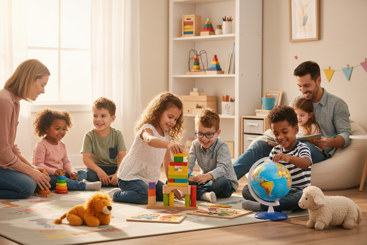 At Waggle Waggle Toys, we believe that play is more than fun—it’s a way for children to explore, learn, and grow. Whether you’re shopping for a special gift, updating your playroom, or seeking toys that spark curiosity, we’re here to help you find something that delights both kids and parents alike. (make it real photo)