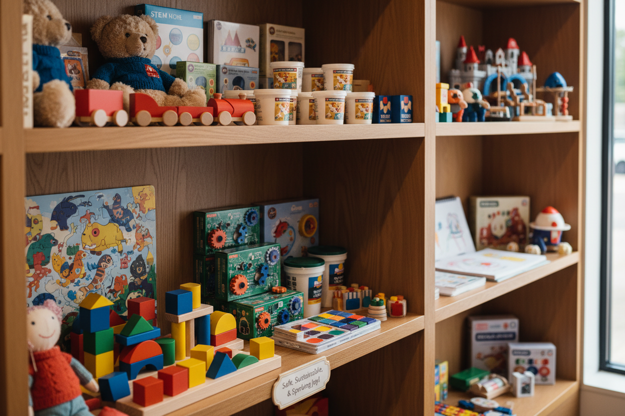 At Waggle Waggle Toys, we bring joy, creativity, and learning to every child. Explore our carefully curated selection of educational, classic, and trending toys, all safe, high-quality, and designed to inspire imagination. Find the perfect toy to delight and engage kids of all ages! (make it real photo)